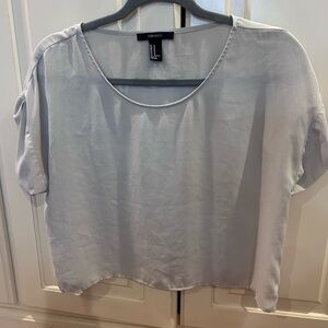 Forever 21 Soft Gray Blouse
